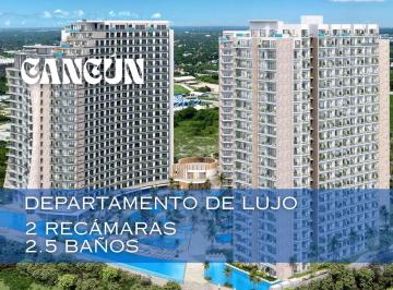 Departamento · 111m² · 2 Recámaras · 1 Estacionamiento · Departamento en Torre | Vista a La Laguna y Zona Hotelera |. Amenidades de Lujo | 2 Recámaras