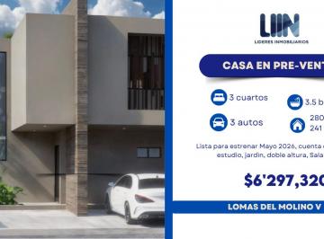 Casa en condominio de 3 habitaciones, León · Casa en Preventa Lomas del Molino V