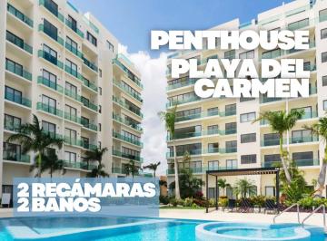 Departamento · 158m² · 2 Recámaras · Penthouse de Lujo | Piscina Privada | Playa del Carmen | Amenidades de Lujo