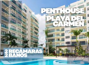 Departamento · 158m² · 2 Recámaras · Penthouse de Lujo | Piscina Privada | Playa del Carmen | Amenidades de Lujo