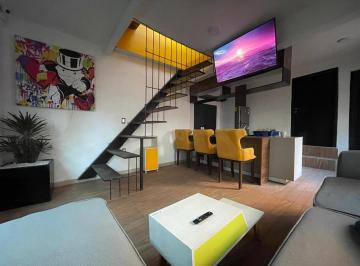 Sala/comedor · Departamento Amueblado, 2 Terrazas/jacuzzi Privado Exterior, Servicios Incluidos