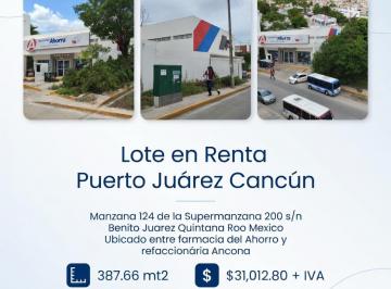 Terreno / Lote · 388m² · Terreno - Puerto Juárez