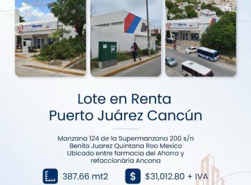 Terreno / Lote · 388m² · Terreno - Puerto Juárez