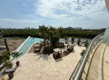 Departamento de 3 habitaciones, Mazatlán · Departamento en Renta en Mazatlán 3 Recámaras Cerca de Playa en Marina Platino Plus. $28,000