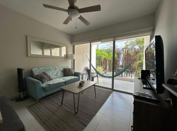 Departamento de 3 habitaciones, Chicxulub Pueblo · Departamento Amueblado Planta Baja en Venta en Playa Chicxulub en "Playa Chaca"