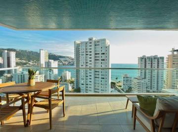 Departamento · 120m² · 2 Recámaras · 1 Estacionamiento · Depto. Sobre Costera C/vista Al Mar y Variadas Amenidades.