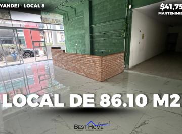 Local comercial · 86m² · 2 Estacionamientos · Local en Renta #8 de 86.10 m² en Plaza Nayandei - Cancún