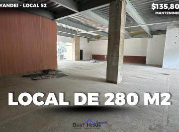 Local comercial · 280m² · 4 Estacionamientos · Local #52 de 280 m² en Renta en Plaza Nayandei - Cancún