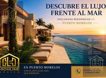 Departamento · 53m² · 1 Recámara · 1 Estacionamiento · Invierte Vive El Lujo Frente Al Mar en Puerto Morelos – 1 Recámara Premium