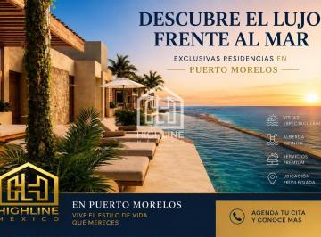 Departamento · 53m² · 1 Recámara · 1 Estacionamiento · Invierte Vive El Lujo Frente Al Mar en Puerto Morelos – 1 Recámara Premium