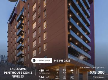 Departamento de 3 habitaciones, Querétaro · Penthouse en Zona Alamos