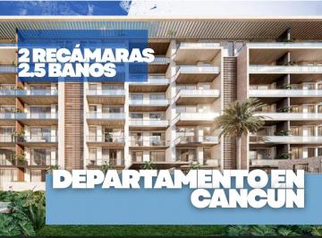 Departamento · 109m² · 2 Recámaras · Departamento de Estreno en Vía Cumbres: 2 Recámaras, Alberca y Seguridad 24/7