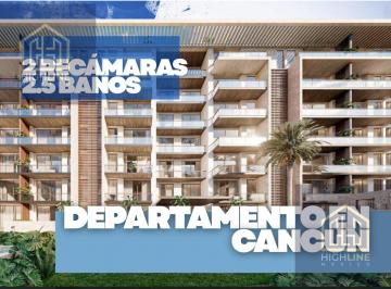 Departamento · 109m² · 2 Recámaras · Departamento de Estreno en Vía Cumbres: 2 Recámaras, Alberca y Seguridad 24/7