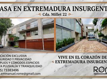 Casa de 3 habitaciones, Benito Juárez · Casa en Extremadura Insurgentes | Cerca de Parque Hundido, Insurgentes Sur y Mixcoac