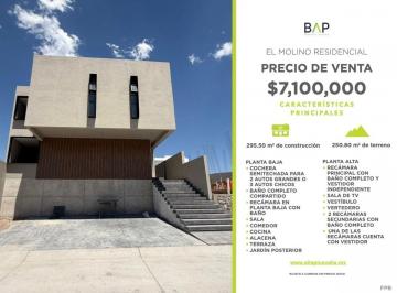 Casa de 4 habitaciones, León · Casa con 250 m² Superficie de Terreno, 4 Habitaciones en Venta en Residencial El Molino