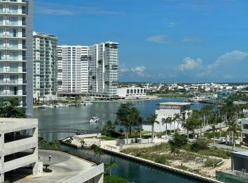 Departamento · 187m² · 2 Recámaras · 3 Estacionamientos · Departamento de Lujo en Venta Riva Puerto Cancún con Vistas Al Mar y Marina
