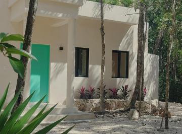 Villa de 2 habitaciones, Tulum · Oportunidad Real en Kuyabeh: Casa Autosustentable con Escritura Inmediata (Selva