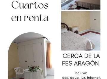 Casa de 3 habitaciones, Nezahualcóyotl · Habitación en Renta en Casa Compartida