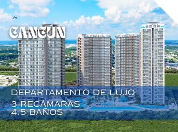 Departamento · 162m² · 3 Recámaras · Departamento de Lujo en Cancún | Vista a La Zona Hotelera | Amenidades de Lujo