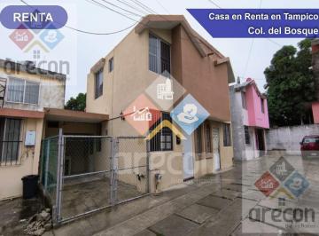 Casa · Casa en Renta Col. del Bosque, Tampico