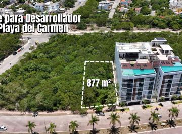 Terreno / Lote · 877m² · Terreno Uso Mixto en Venta, Playa del Carmen