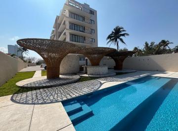 Departamento · 90m² · 2 Recámaras · 1 Estacionamiento · Isla del Amor, Departamento Amueblado en Renta en Planta Baja en Puerta Al Mar