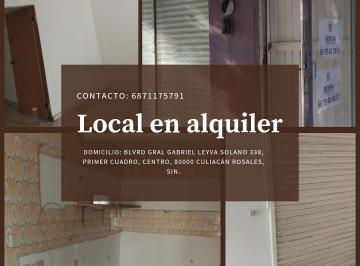 Local comercial , Culiacán · Local en Renta Zona Centruca