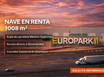 Nave industrial · 1008m² · Nave Industrial en Renta en Europark II, Carretera Queretaro, Queretaro