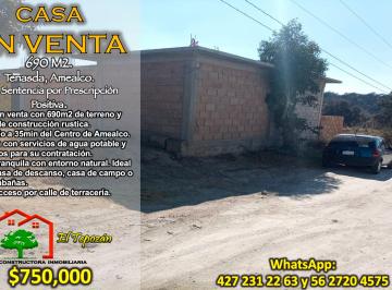 Casa de 2 habitaciones, Amealco de Bonfil · Casa en Venta en Tenasda, Amealco – Amplio Terreno con Gran Potencial