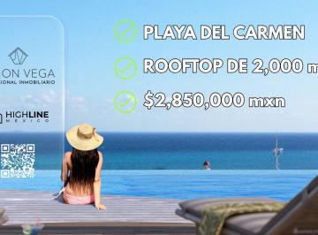 Departamento · 27m² · 1 Recámara · 1 Estacionamiento · Departamento en Playa del Carmen | a Pocos Pasos de La Playa | 2,000 m² de Rooftop