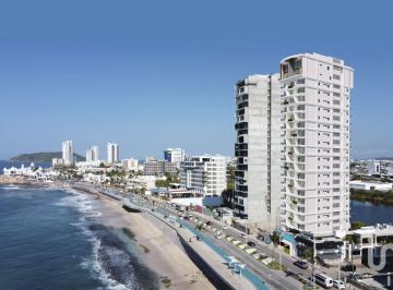 Departamento · 104m² · 2 Recámaras · 1 Estacionamiento · Departamento en Venta Isla Diamante con Vista Al Mar en El Av del Mar Mazatlán