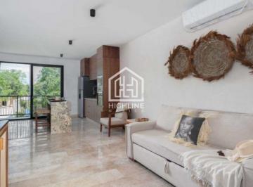Departamento · 61m² · 1 Recámara · 1 Estacionamiento · Departamento en Aldea Zama de 1 Habitación con Alberca y Gimnasio Ideal Para Rentar o Vivir