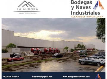 Nave industrial · 11120m² · Bodega Nueva en Renta La Aurora en Aguascalientes