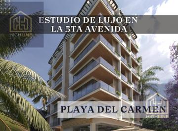 Departamento · 53m² · Estudio en 5ta Av | Playa del Carmen | Vista Al Mar | Roof Top