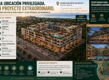 Terreno / Lote , Bahía de Banderas · Terreno Para Desarrollo - Nuevo Vallarta 10,000 m²