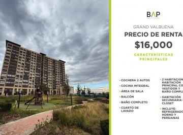Departamento de 2 habitaciones, León · Departamento de 2 Habitaciones en Renta en Grand Valbuena