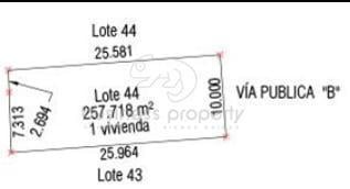 Terreno / Lote · 257m² · Terrenos Residenciales en Venta en Lomas Verdes