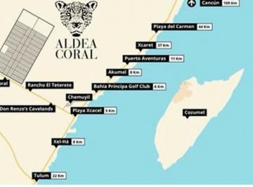 Terreno / Lote , Tulum · Terreno en Desarrollo Ecoturístico "Aldea Coral" Chemuyil, Tulum.