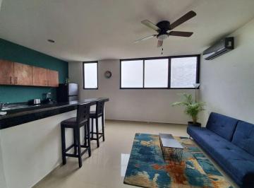 Departamento de 1 habitación, Mérida · Departamento de 1 Recámara, Amueblado, en Temozón.