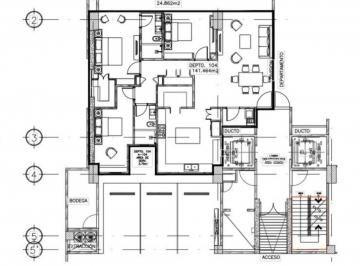 Departamento de 3 habitaciones, Monterrey · Departamento Venta, Monterrey Nl, Sonoma