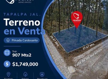 Terreno / Lote , Tlajomulco de Zúñiga · Terreno en Venta en Tapalpa, Jalisco (Fraccionamiento Cardosanto)