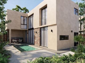 Villa · 435m² · 4 Recámaras · 2 Estacionamientos · Villa de 4 Recamaras + 4 Baños en Venta, Tulum, Preventa, Amenidades, 10 Min Mar