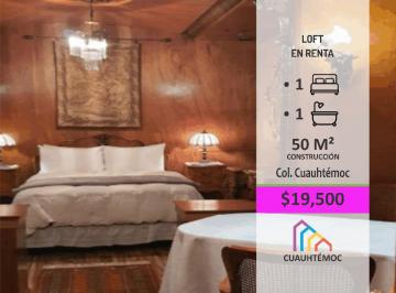 Departamento · 50m² · Precioso Loft Amueblado Estilo Clásico