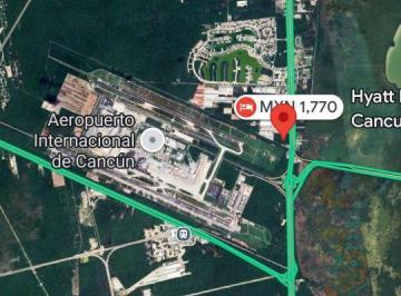 Terreno / Lote , Cancún · Venta Terreno Comercial/ Industrial de 2.4 Ha con 100 m de Frente de Carretera Cancun - Aeropuerto