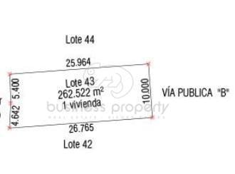 Terreno / Lote · 262m² · Terrenos Residenciales en Venta en Lomas Verdes