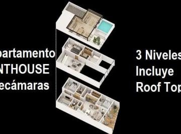 Departamento · 254m² · 4 Recámaras · 1 Estacionamiento · Departamento Penthouse en Preventa, 4 Recámaras, Terraza Vista Al Mra, Blvd Colosio, Cancún.