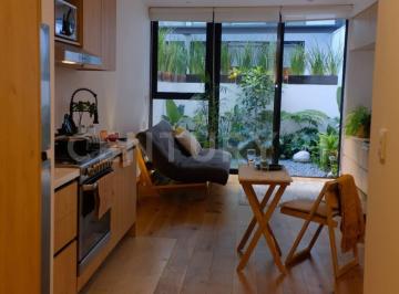 Departamento · 36m² · Loft Para Estrenar en Planta Baja con Jardín Privado, Equipado y Amueblado