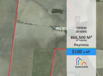 Terreno comercial · Terreno en Venta Reynosa Tamaulipas de 86.65 Hectáreas
