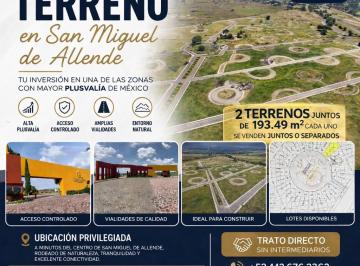 Terreno / Lote , San Miguel de Allende · Terreno en San Miguel de Allende – Excelente Oportunidad de Inversión