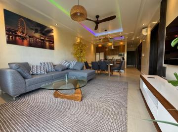 Departamento · 108m² · 3 Recámaras · 1 Estacionamiento · Renta Departamento Nuevo Amueblado con Jacuzzi y Paneles Solares